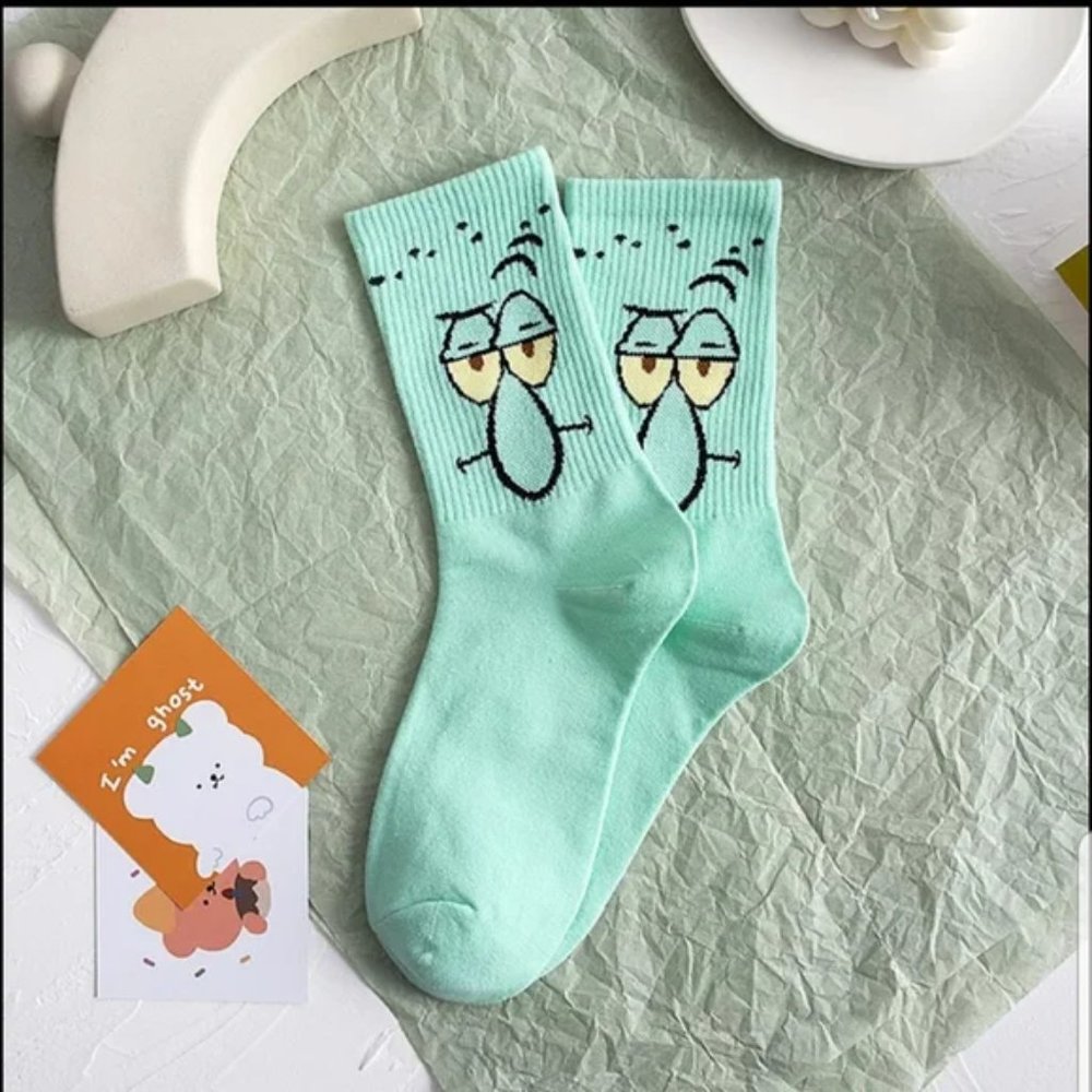 NEW SPONGEBOB SOCKS FIVE PACK - Picture 12 of 12